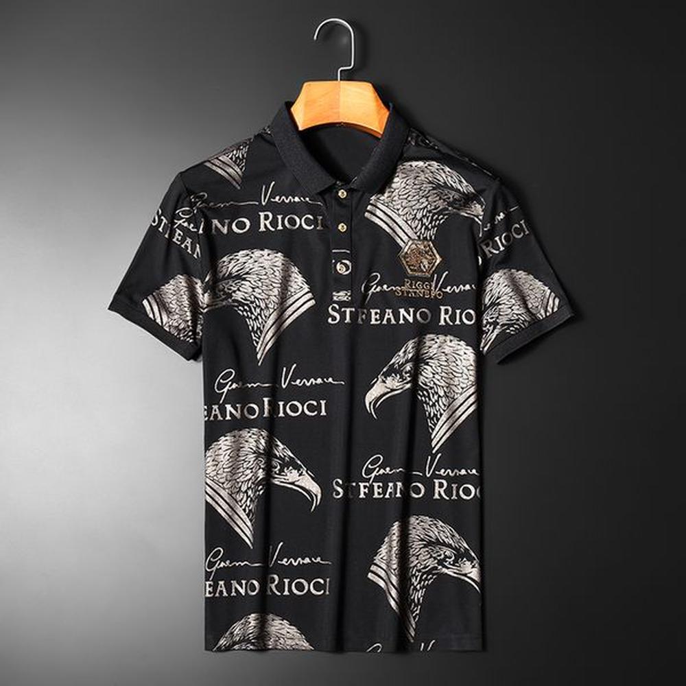 Men's Polos Shirt Summer T-Shirt Designer Polo Leopard Animal Letter Budget Letters