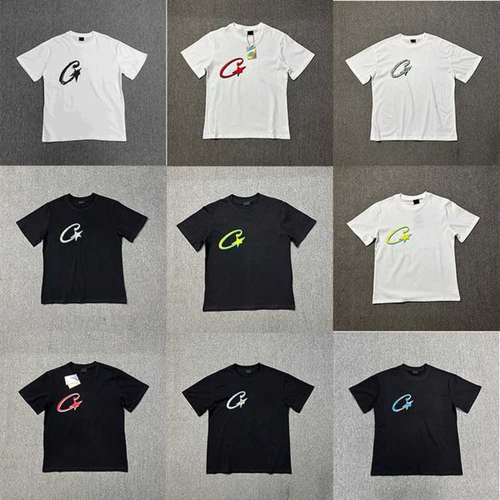 Men's ship Print T-shirt Fashion Hip Hop Leisure Demon Short Sleeve Men's and Women's Fashion Brand Cotton T-shirts Street ca
