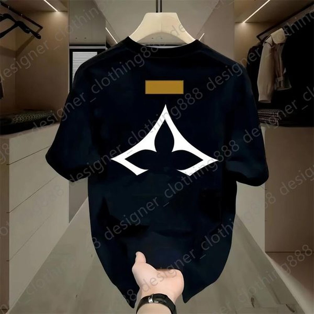 mens shirts designer Mens t Shirt Luxury Tee Thick Cotton Printed Short Sleeve Mens Tops Streetwear Loose Design casual fashion short sleeve