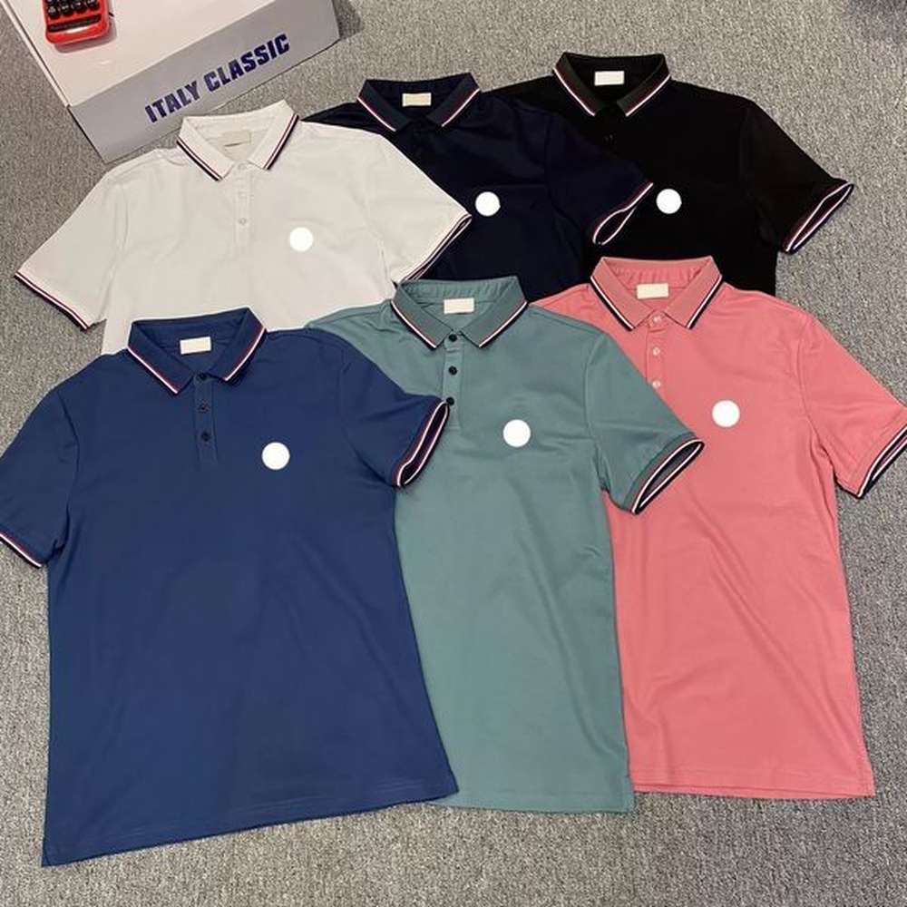 Mens Shirts Women Polo Shirts Tshirts Fashion Embroidery Letter Business Short Sleeve Calssic T Shirt Pants Stand Collar Plus Size New Trend