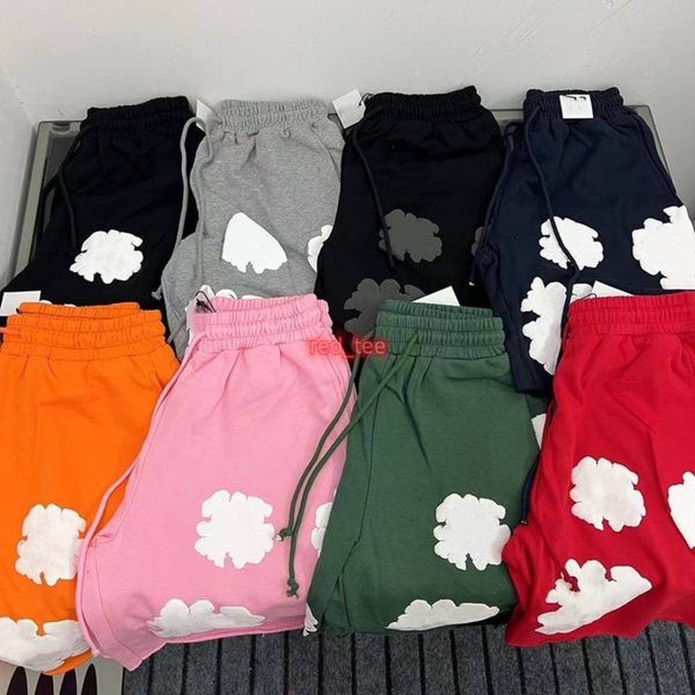 Mens Shorts Designer Shorts Cotton Wreath Shorts Men Womens Casual Short Pants Men Kapok Foam Printing Beach Shorts Man Sport Shorts Loose S