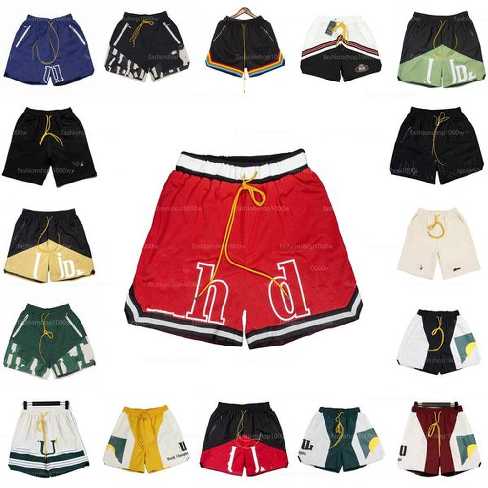 mens shorts designer shorts summer fashion beach pants men high quality street draw rope 3m letter reflective hip hop Shorts Designer t shir