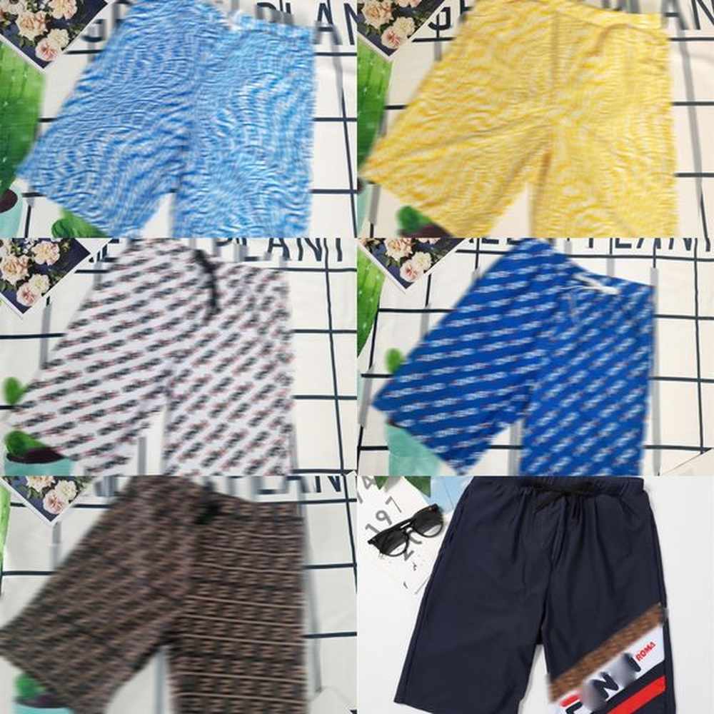 Men's Shorts Designer Trousers Beach Swimming Classic Simple Print Loose Casual Lace-Up