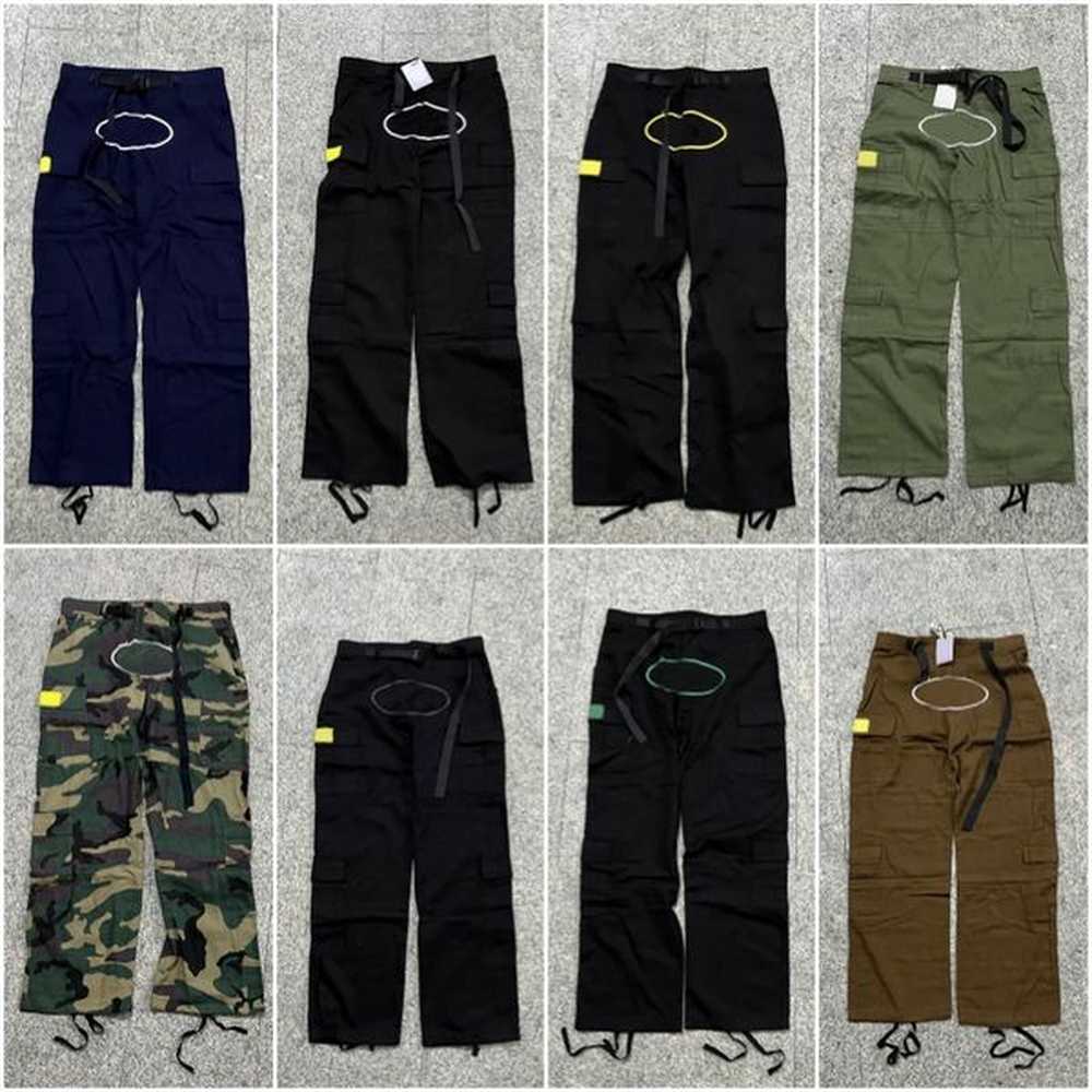 Men's Shorts Designer Work Pants Classic Business Casual Long Pants Comfortable Breathable Summer Velvet Belt Pocket camouflage cargo p