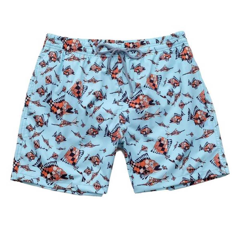 Men's Shorts High quality brand Vilebre beach surfboard shorts mens turtle swimsuit Hawaiian shorts mens underwear beach shorts surfing