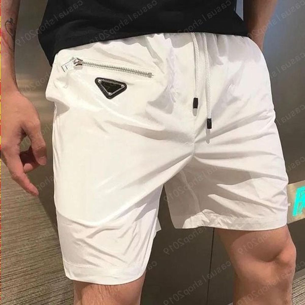 Men's Shorts 2021 Men Summer Slim Shorts Gym Fitness Bodybuilding Running Male Short Pant Knee Length Breathable Mesh Sportswear design