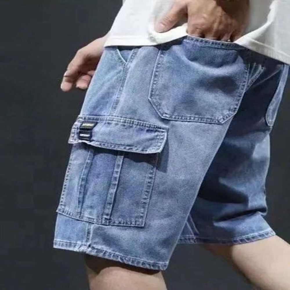 Men's Shorts Mens Denim Shorts Half Long Cargo Bermuda Graphic Short Jeans Pants for Men Designer Xxxl Thin Harajuku Jorts Trend 2024 O