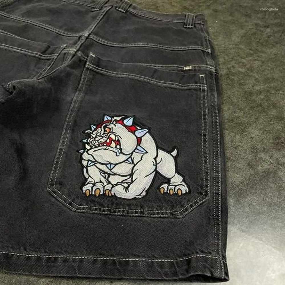 Men's Shorts Mens Pants Y2K Hip Hop Pocket Baggy Denim Gym Men Women 2024 Summer Haruku Gothic Basketball Strtwear H250102 4F41