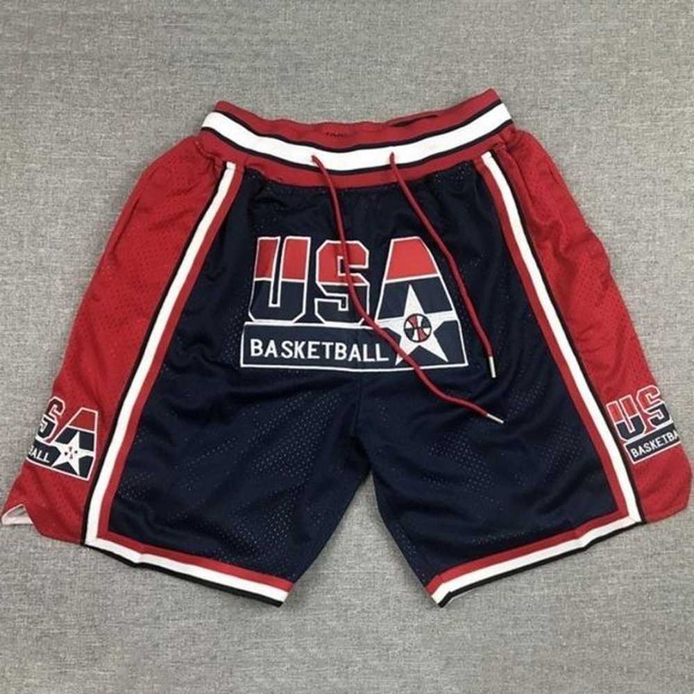 Mens Shorts Mens Shorts Mens Shorts Basketball Shorts Oversize Men Legend USA 1992 Dream Team Women Sport Embroidery High Street Hip Hop Poc