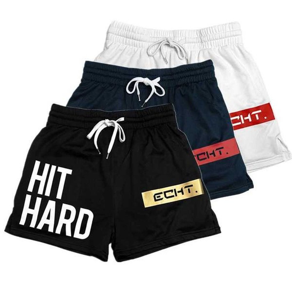 Men's Shorts New mens shorts for summer gym exercise mens breathable mesh quick drying sportswear jogging beach shorts H241126