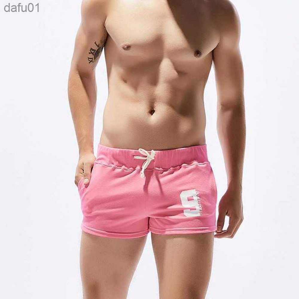 Men's Shorts New seobean Men's shorts casual shorts cotton summer fashion home shorts 6 colors S/M/L/XL L230520