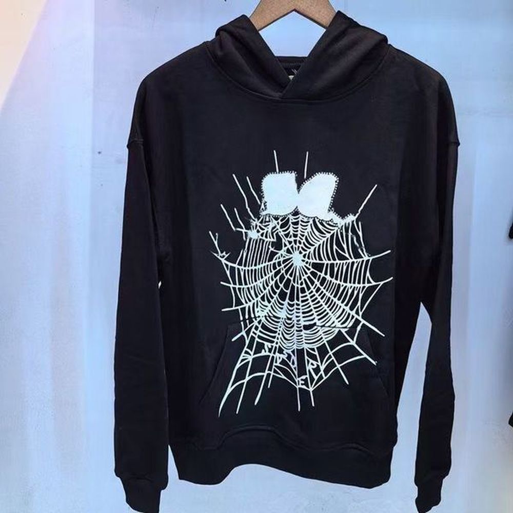 Mens Spider Tracksuit 3D Foam Printing Designer Hoodie 555555 Hooded Casual Sports Suit Unisex Cotton Terry Sweatshirt Couple's Set Cot