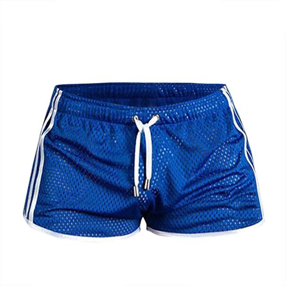 Men's Sports Running Fast Drying Mesh Sports Pants 2025 Summer Cool Breathable Mesh Men's Casual Beach Shorts Swimming Shorts Spor