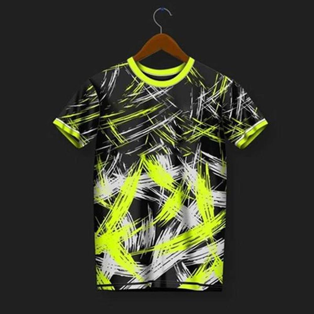 Mens sports T-shirt quick drying badminton clothing table tennis clothing running fitness womens sports shirt printed short sleeved shirt M2