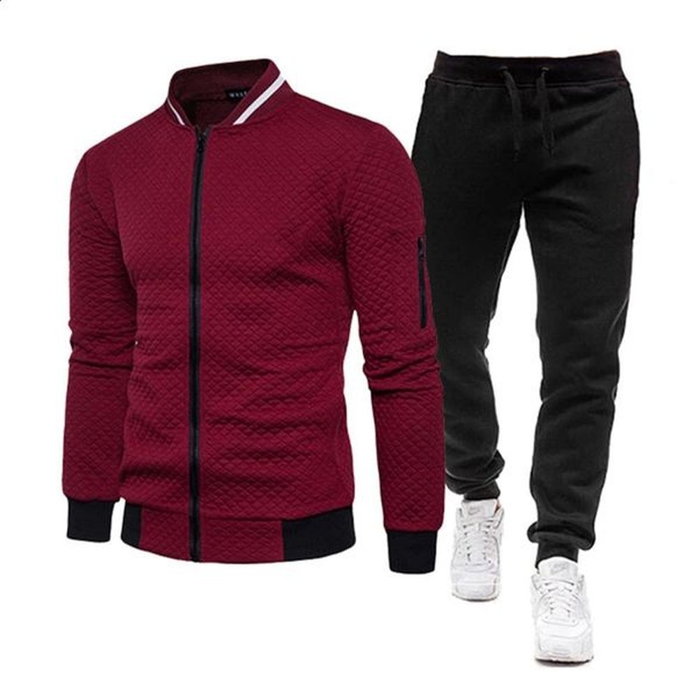 Mens Sportswear Spring Autumn Tracksuit High Quality Sets JacketPant Sweatsuit Male Fashion Print Clothing Size S-3XL 241224