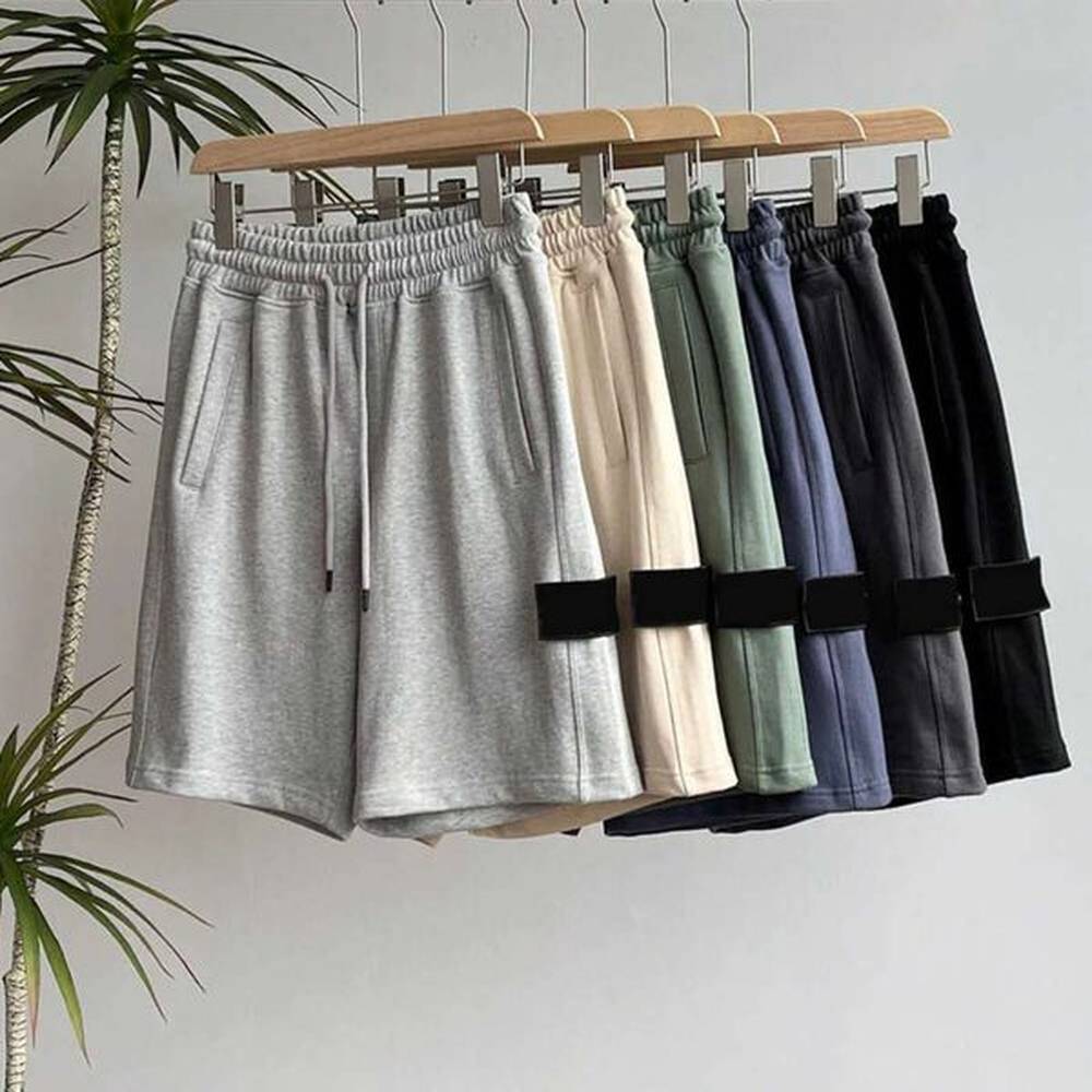2024 Mens Stones Designer Shorts Island Pockets Work Pants Womens Summer Sweatpants Multi-function Thigh Short Casual Loose High Street Isla