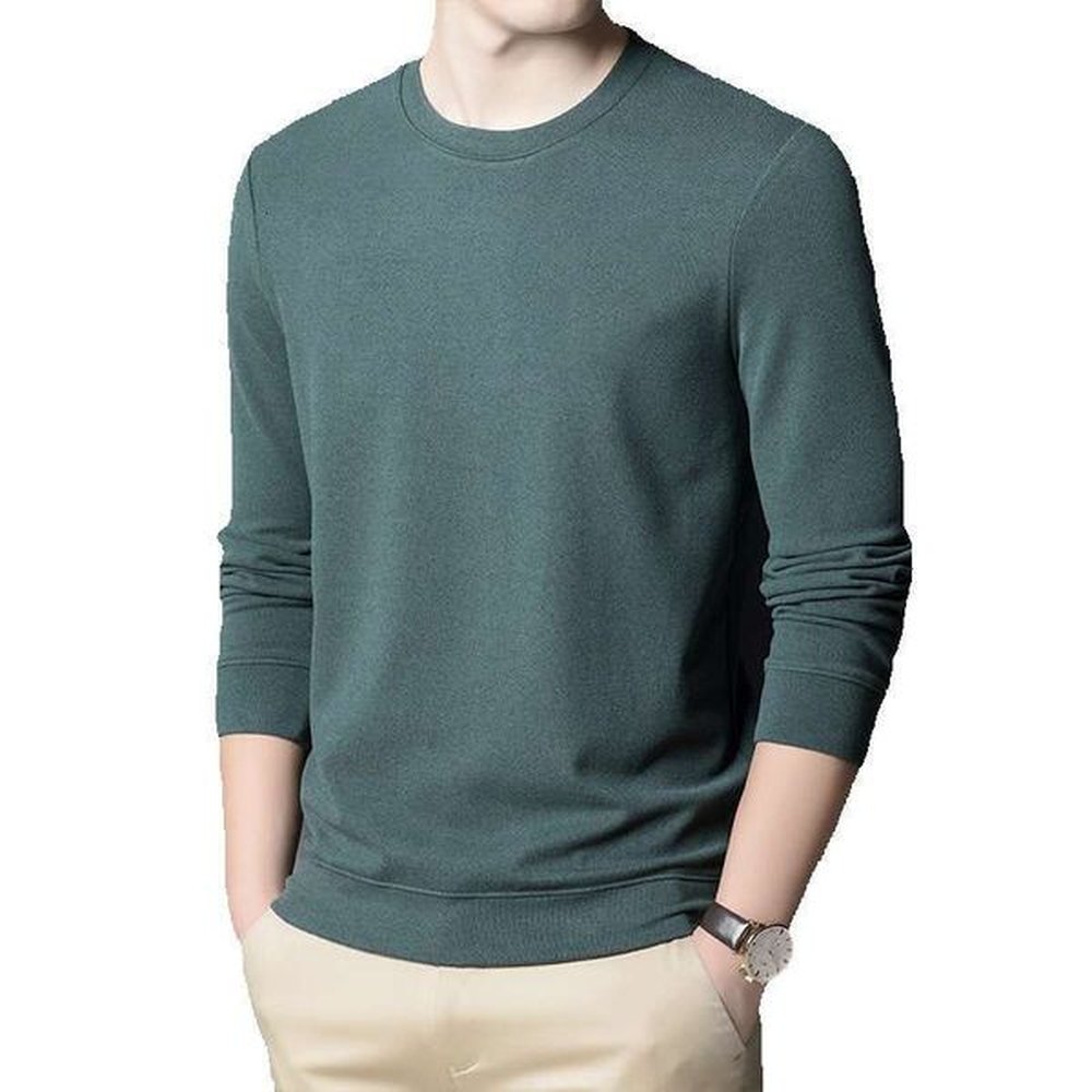 Men's Sweater 2024 Autumn New Long Sleeved T-shirt Nano Velvet Business Men's Bottoming Shirt Tiktok Same Style Zipper Designer Ho