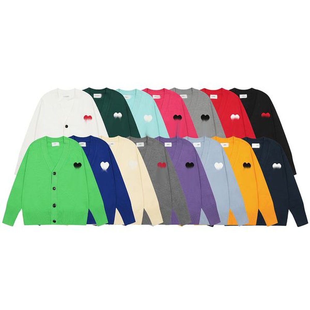 mens sweater designer sweater classic Love letter womens v neck couple polo sweater