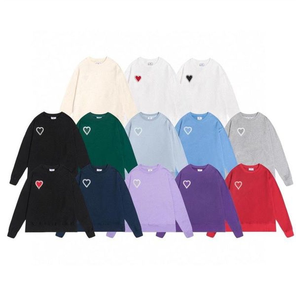 Mens Sweaters Desigenr Hoodie Mens Women Sportswear Tops Blouses Unisex Clothing Appearl T-shirts Long Sleeve Round Neck No Cap Plain L Abux