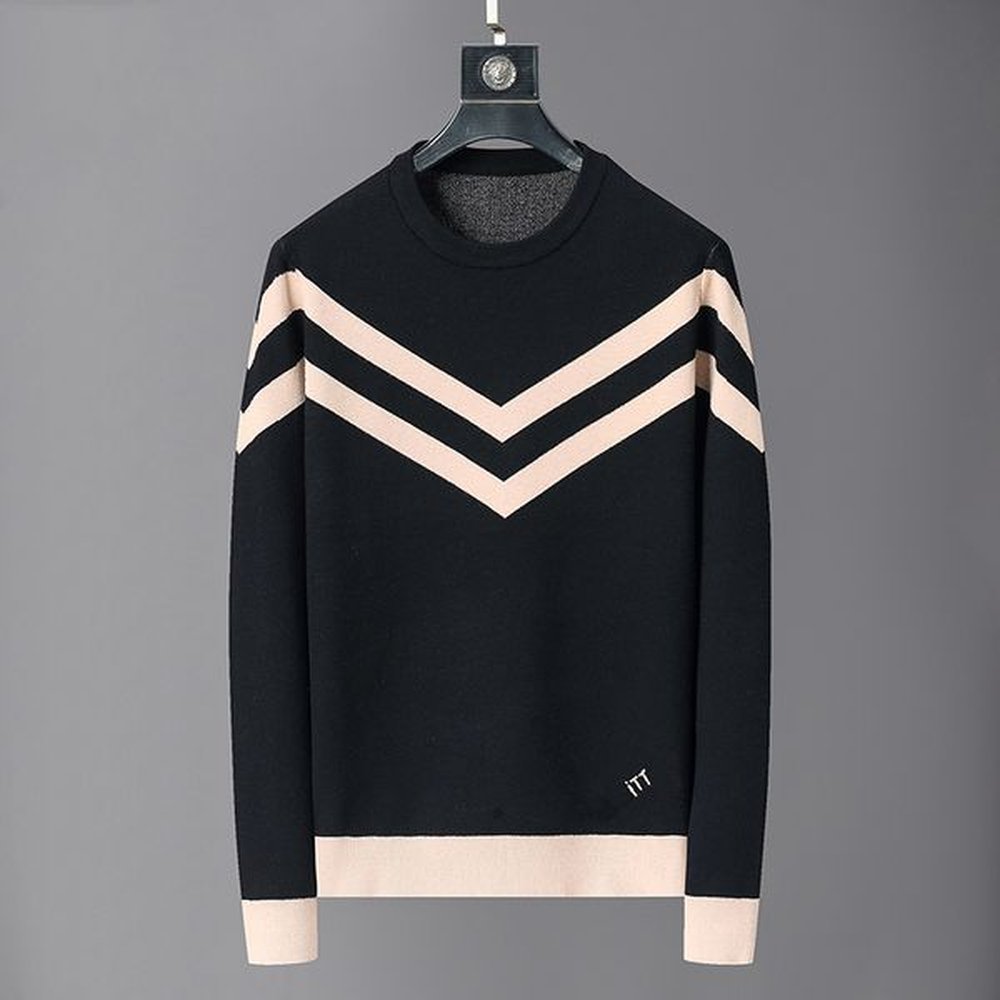 Mens Sweaters Fashion Men's Casual Round Long Sleeve Sweater Men Women Letter Printing Sweaters