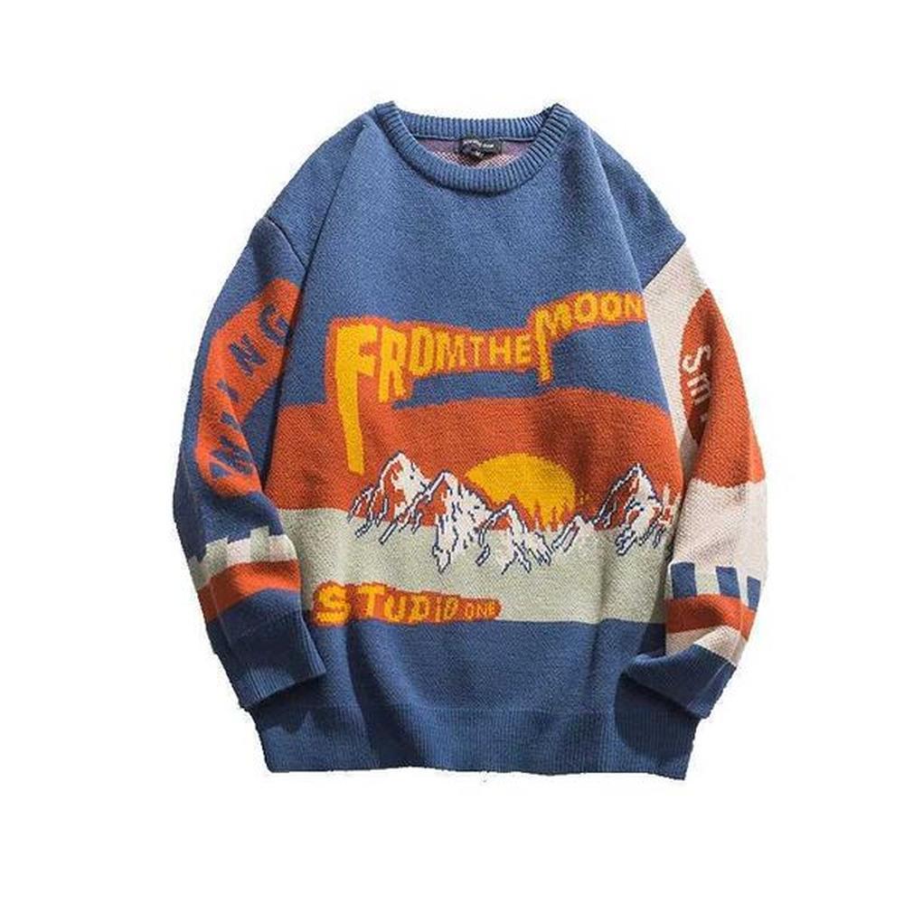 Men's Sweaters High conversion the main push for hot models! Bear sweater mens loose round neck pullover sweater H241128
