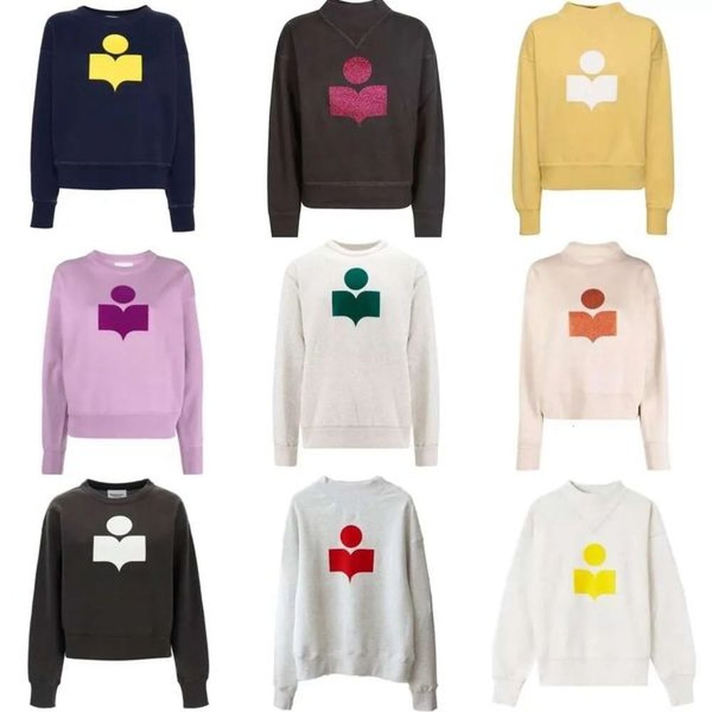 Men's Sweatshirts Designer Hoodies isabel maranth Women Fashion Sweatshirt cking Letter Pullover Hooded Sportshirt Womens Loose Long Sl