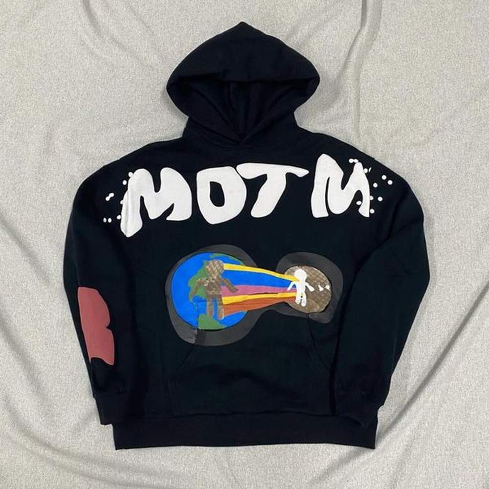 Mens Sweatshirts Hoodies Foam Print CPFM.XYZ FOR MOTM III I AM CURIOUS Fleece Women Quality Oversized Pullovers High Street Hoody Street Win
