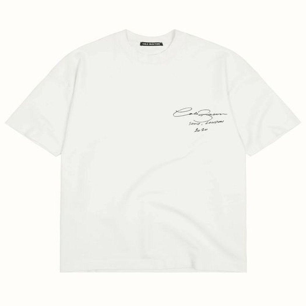 Mens t shirt cole buxton t shirt Summer hip hop Shirt Men Women high street Classic Slogan Print Top Tee