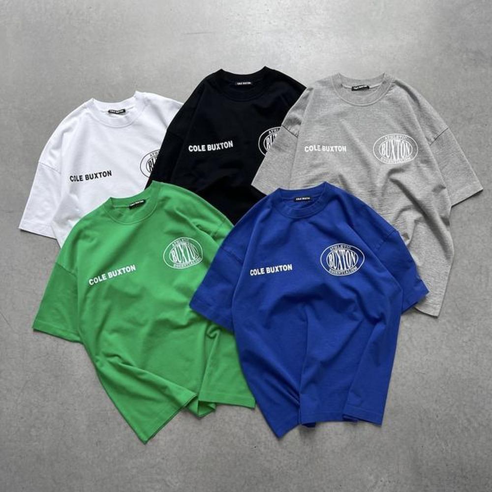 Mens t shirt cole buxton t shirt Summer Loose Shirt Men Women high street Classic Slogan Print Top Tee