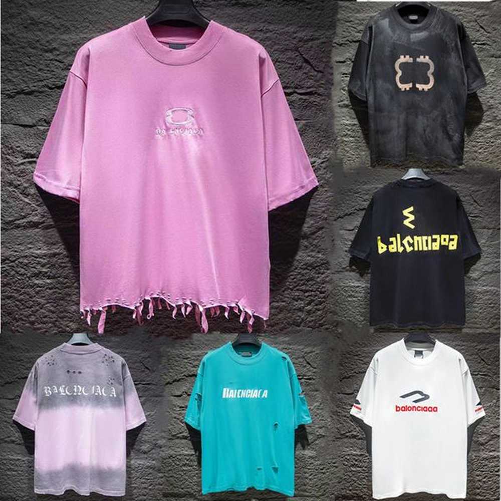 mens t shirt oversized t shirt designer shirt high quality and heavyweight pure cotton embroidery with hot diamond print seasonal sizes larg