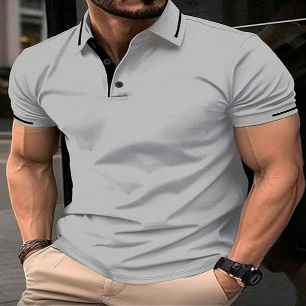 mens t shirt polo shirt summer stripe polos casual men letter print fashion street tee clothing shirt