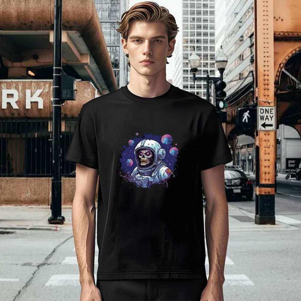 Mens T Shirts 100% Cotton 230g universe Spring Summer Short Sleeve Soft Custom Print Plus Size Men Tees Fashion Casual Classic Tops