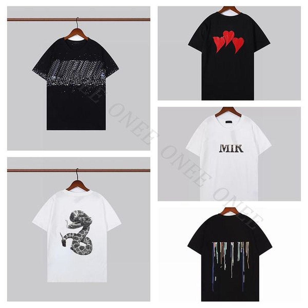Mens T Shirts Cotton Simple Men and Women Designer T-shirt Printed Fashion High-quality Casual Short Sleeve Luxury Hip Hop Street 1402