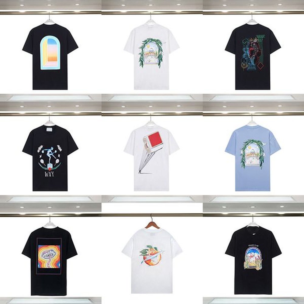 Mens T Shirts Designer Shirts for Man Designer Graphic T Shirt Crew Neck Short Sleeve Breathable Cotton Letter Print Casual Loose Summer Des