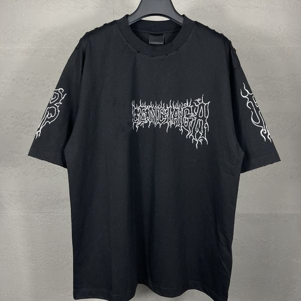 Men's T Shirts designer T-shirt Men Damaged printed loose men's and women's short sleeved T-shirts