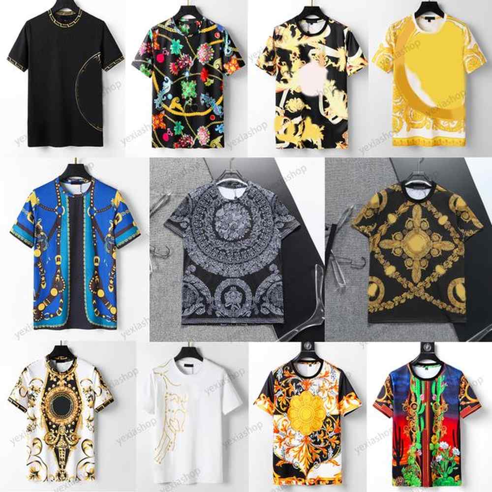 Mens T Shirts Summer Men T-Shirts Short Sleeve Top Designer Tees Printed Fashion Shirt Man Tshirts Clothes Asian size M-3XL