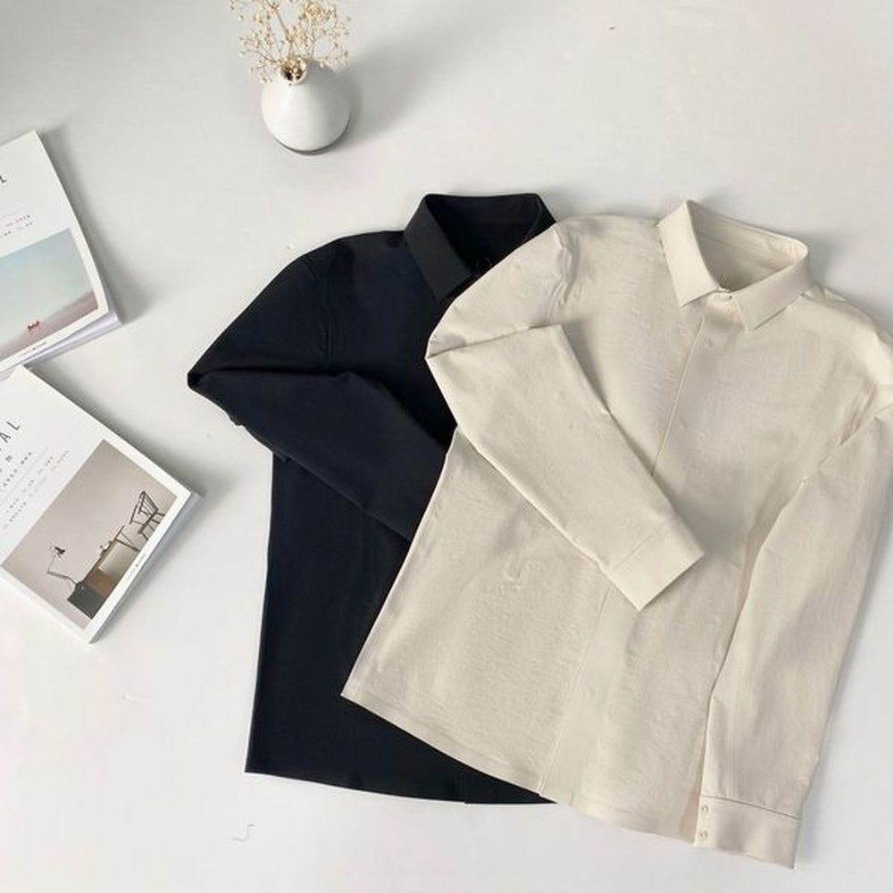 3101 Men's Thin Seamless Double-Sided Jacket - Ideal for Business Commuting in Spring & Autumn