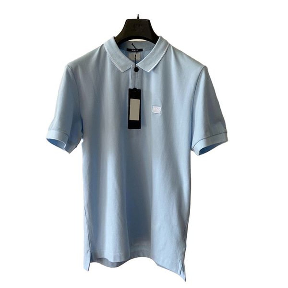 Mens Top White red Embroidery Polo Shirt Short-Sleeve Solid Office t-shirt Topstoney Men Tees Slim Men Clothing Male Casual Business Polos S