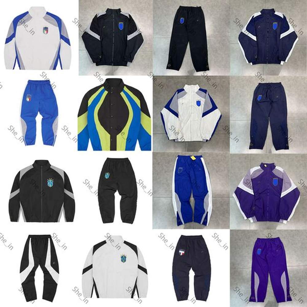Mens Tracksuit Casual Set Sweatshirt Pants 2-in-1 Letter Embroidery Patchwork Jacket pants Running High Street Clothing Sets