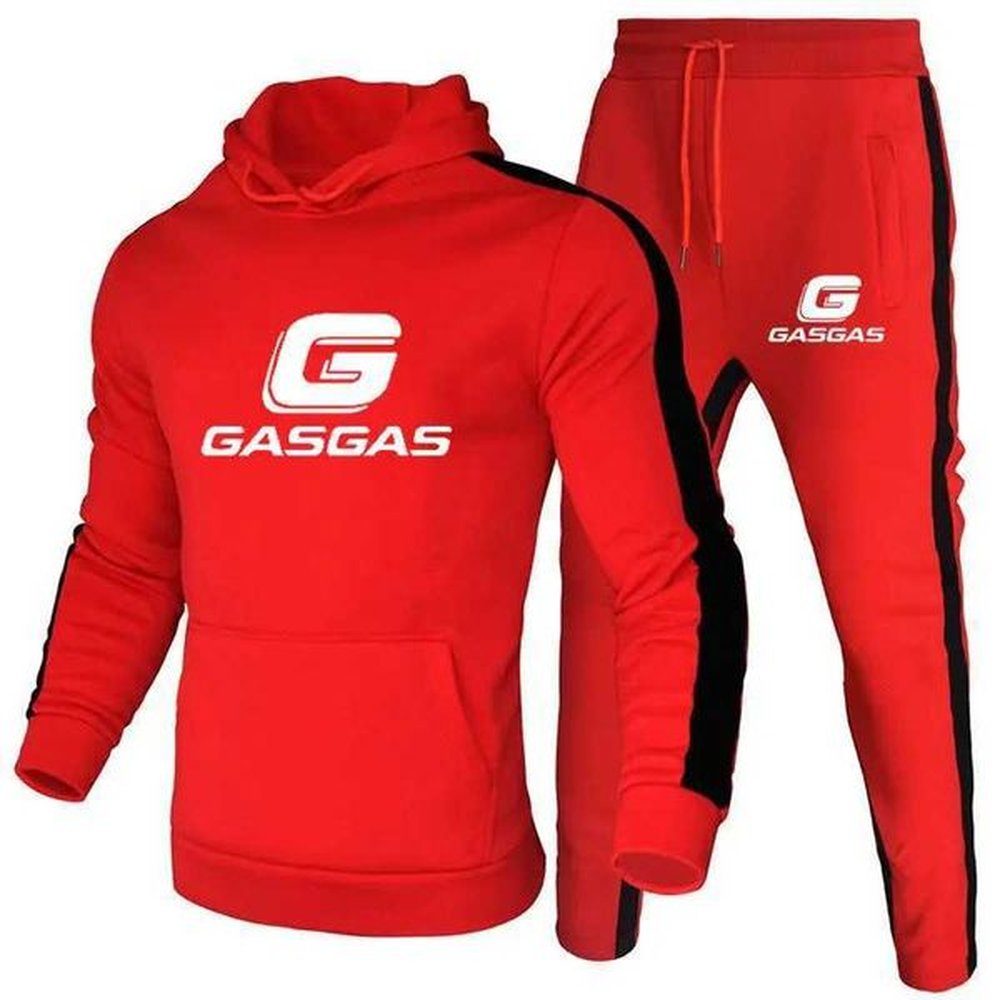 Men's Tracksuits Autumn and Winter Natural Gas Mens Sportswear 2-piece Warm Jacket and Pants Sportswear Outdoors Hoodies Sportswear Jog