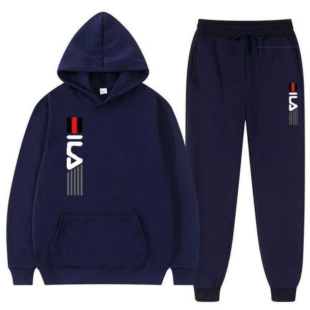 Men's Tracksuits 2024 autumn/winter sportswear hooded sweatshirt+sweatpants 2-piece set casual jogging sportswear 2-piece set mens Flc