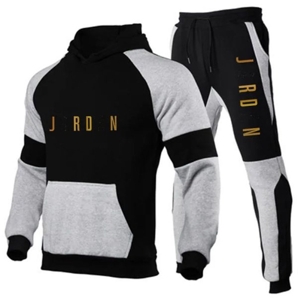Men's Tracksuits Brand Jd letter hoodies Sportswear Men womens designer Two Pieces clothing Loose Hoodie Sweatshirt Pants Sets Hoodie j