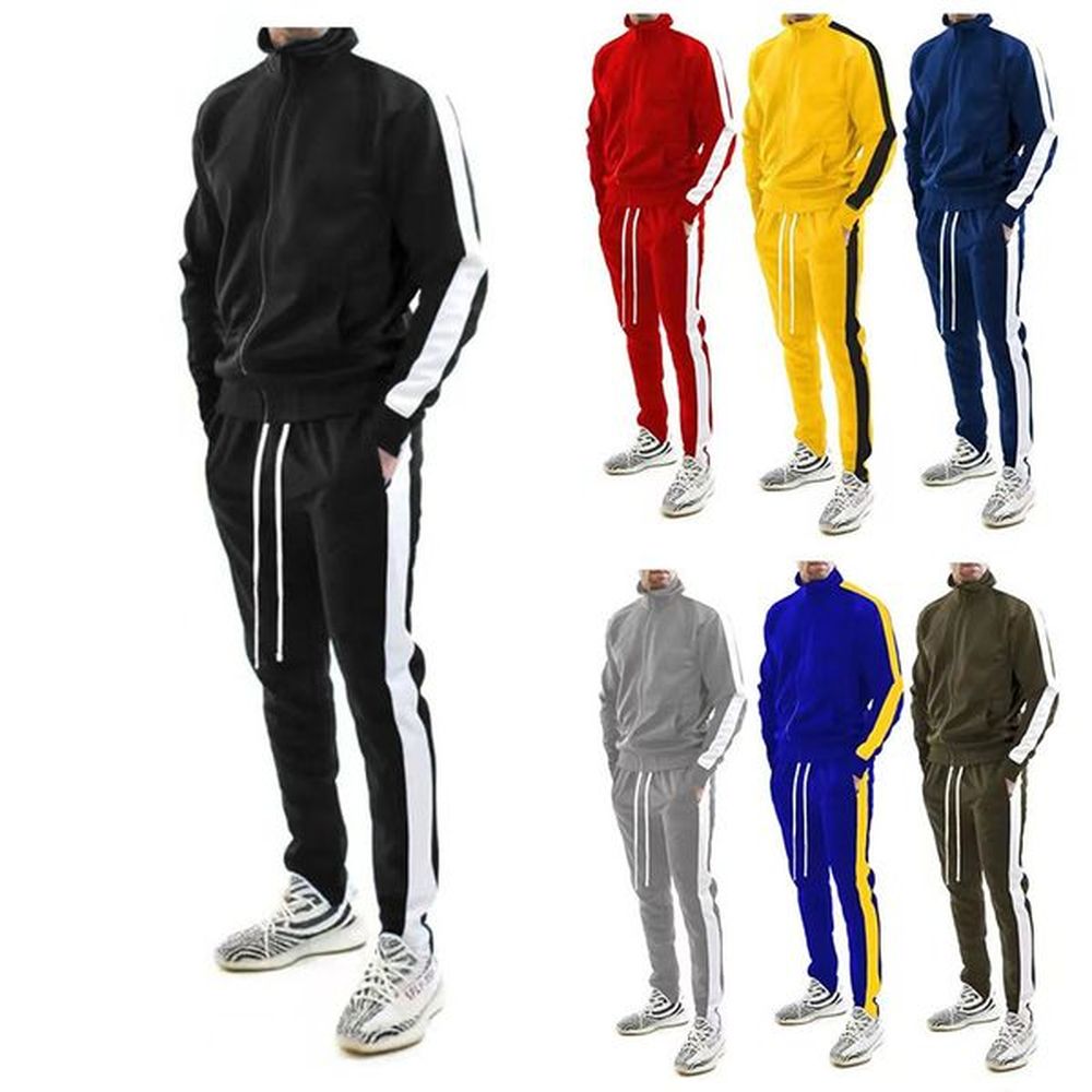 Men's Tracksuits Casual sports suit Hoodies Set 2 Piece Casual Sweatsuit Hooded Jacket And Pants Jogging Suit Men