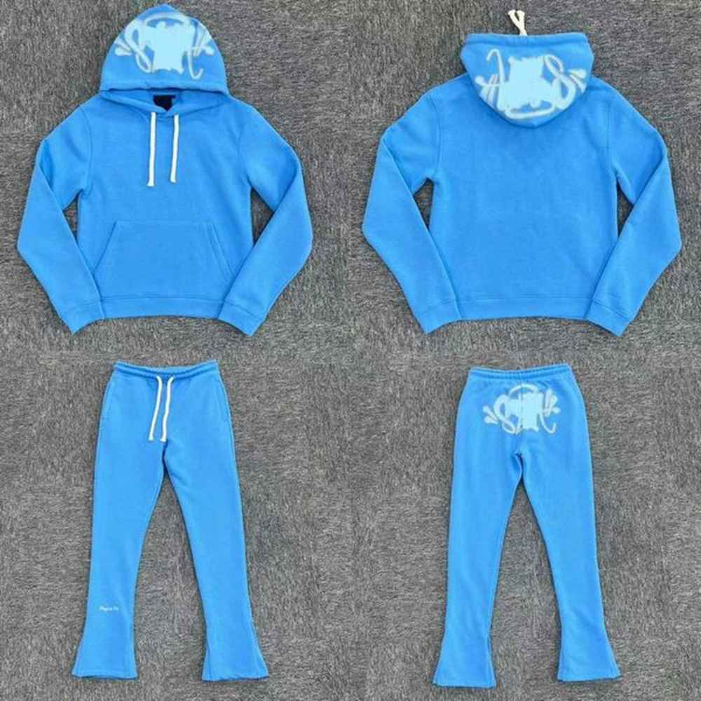 Men's Tracksuits Cotton Tracksuit Jogging Strtwear Hoodies Trousers Set Men Women Clothing Y2k Tops Pants H250102 D8QM