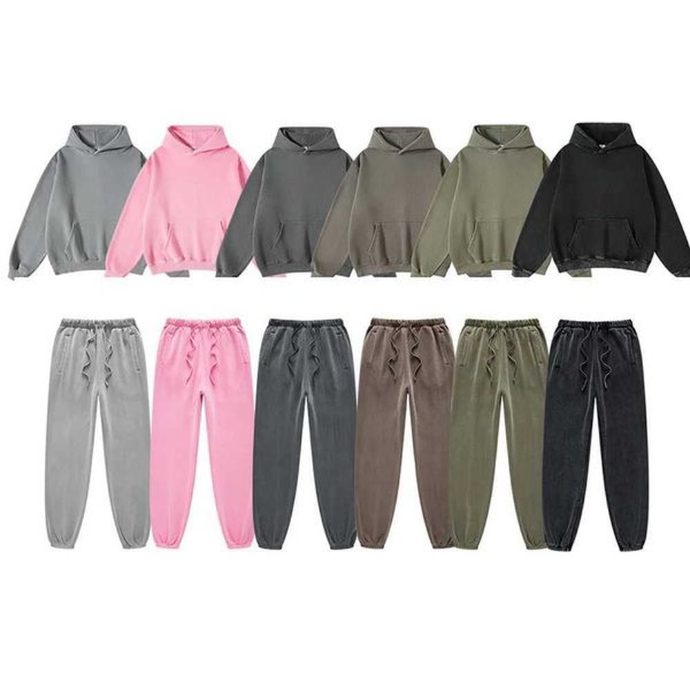 Men's Tracksuits Custom Men And Women Thick Fleece Tracksuit Winter Warm Hoodie Tracksuit Thick Fleece Sweatshirt Solid Hoodie Sportswe