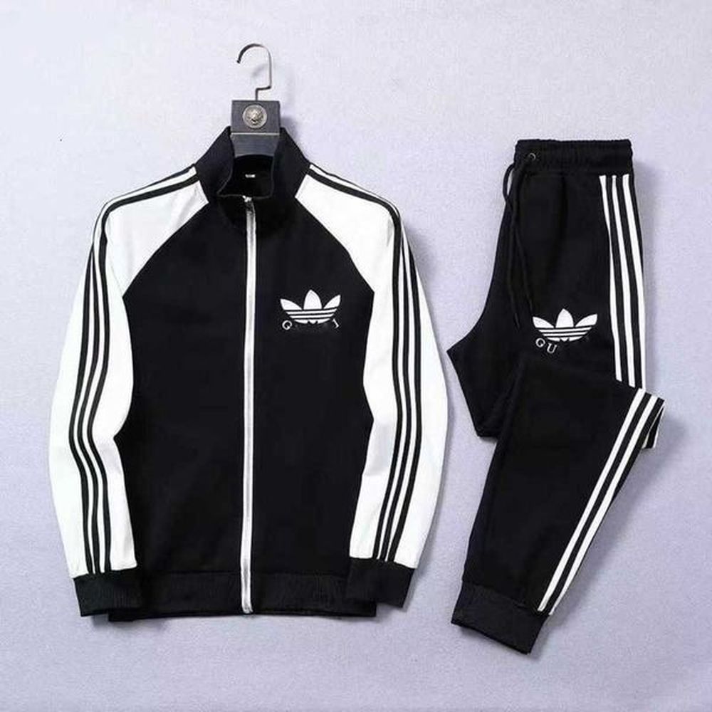 Men's Tracksuits Designer High End New Standing Collar Cardigan Set, Sweatshirt, Spring and Autumn Trend Insert, Casual Sports Two-piec