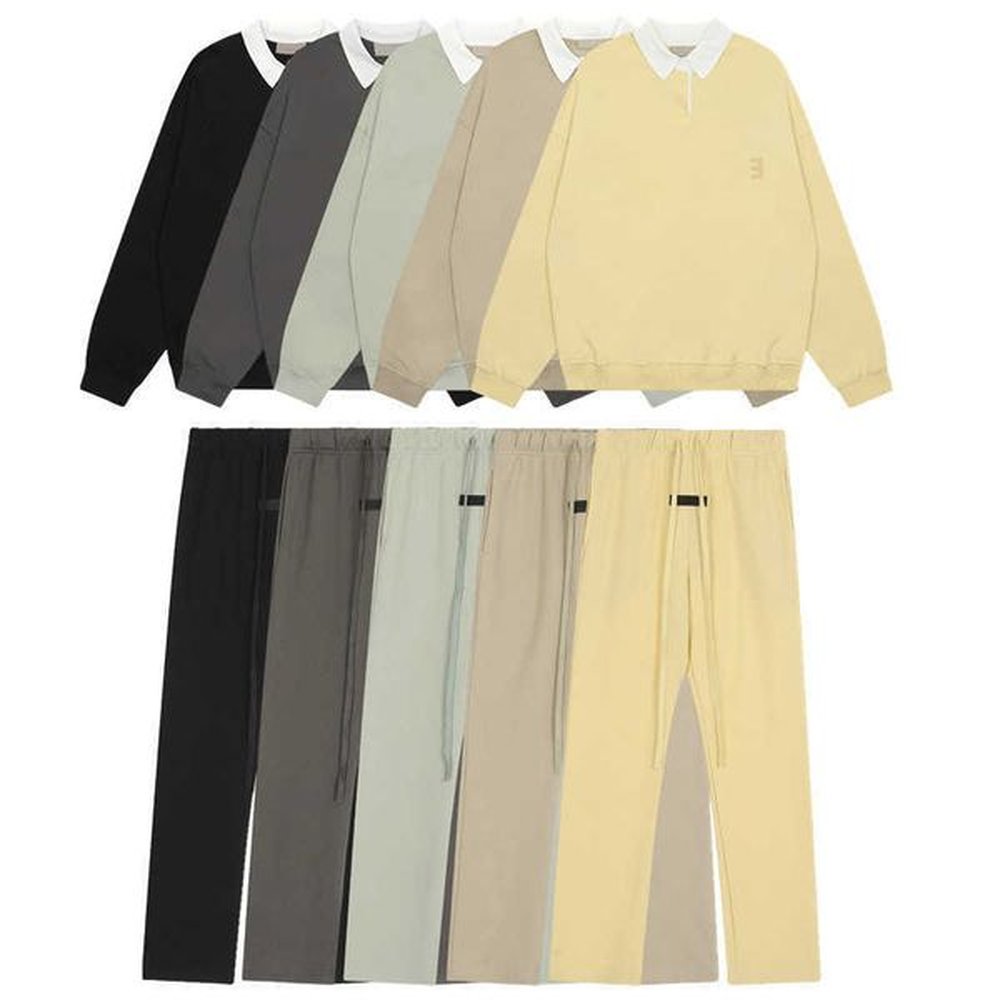 Men's Tracksuits Designer Mens Tracksuit Sile Letters Polo Hoodie Vintage Sports Autumn Winter Padded Drawstring Sweatpants Suit Men H2