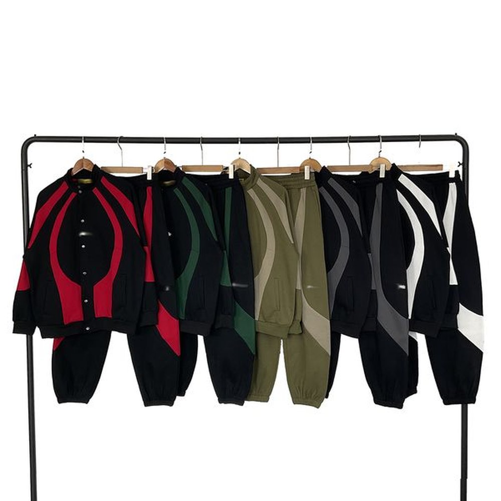 mens tracksuits designer tracksuits velvet cardigan jacket mens and womens high street pants sports suit