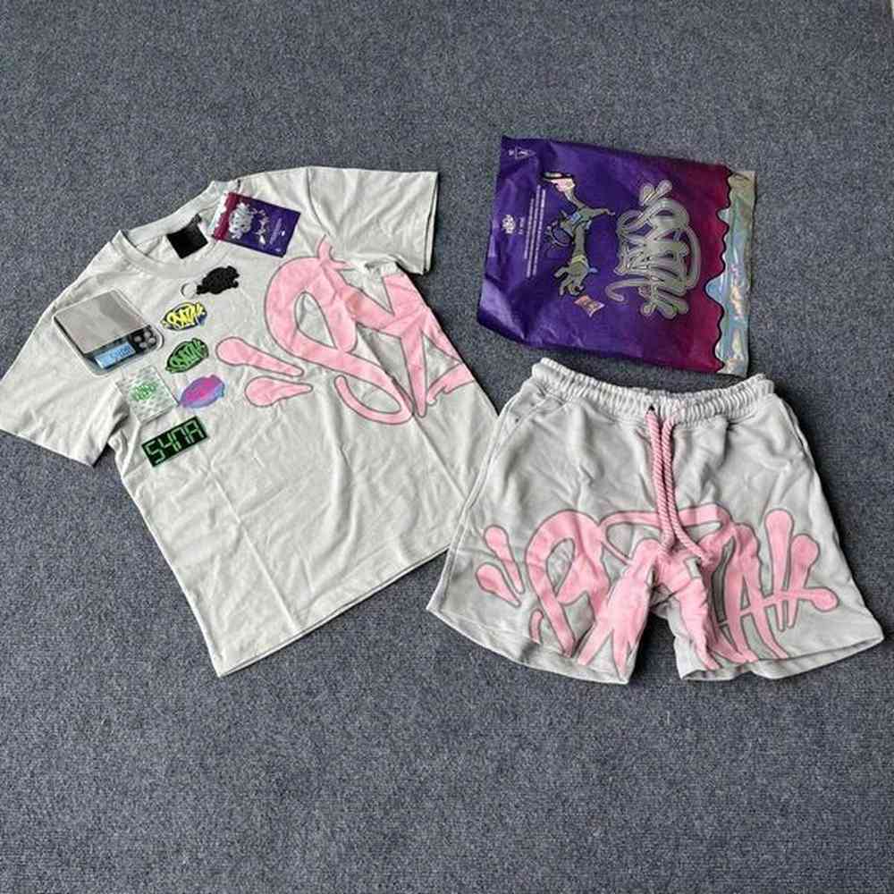 Men's Tracksuits Fashion Clothes Cotton Casual Summer Outfit Ts Shorts Womens Clothing Mens Strtwear Tops Trunks Central Y2k T-shirt H2