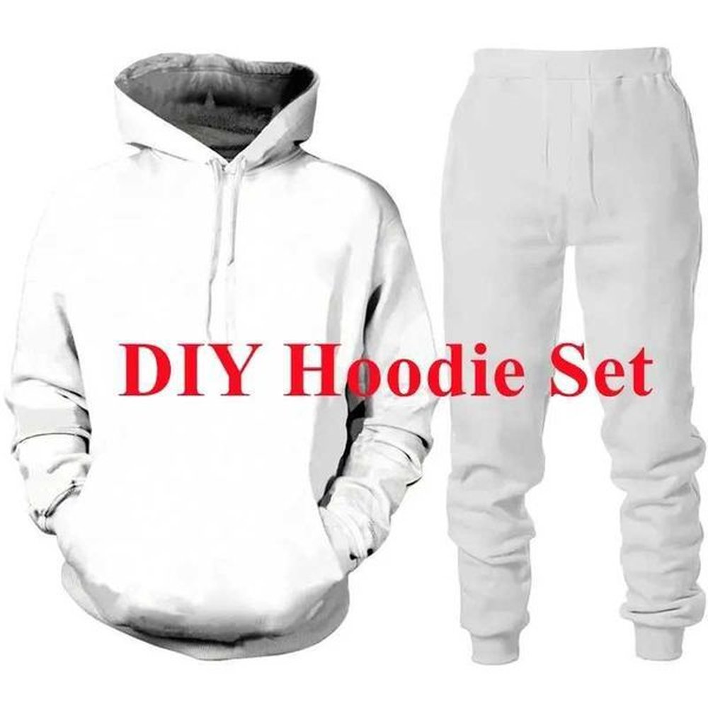 Men's Tracksuits Funny DIY Custom Clothing Fashion 3D Print Tracksuit Men Women Hoodie/Zipper Hoodie/Pants/Set Personality Couple Sport